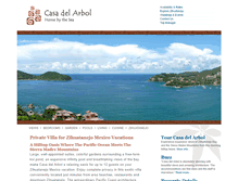 Tablet Screenshot of casadelarbol.com